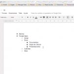Lista de numeracion y viñetas personalizadas en documento de Google Drive