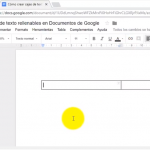 Cómo crear cajas de texto rellenables en Documentos de Google