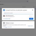 Cómo dar permiso de carpeta pública en Google Drive