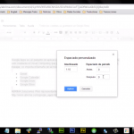 Interlineado (espaciado) personalizado en documentos de Google Drive