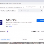 Cómo agregar otras respuestas en automático a una lista de opciones en Formularios de Google