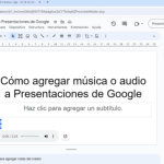 Cómo agregar música o audio a Presentaciones de Google