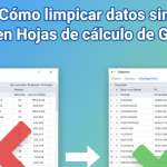 Cómo limpiar datos sin código en Hojas de cálculo de Google